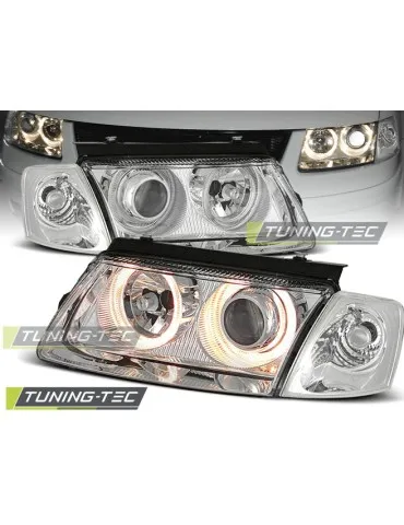 Phares chromés pour VW PASSAT B5 3B 11.96-08.00