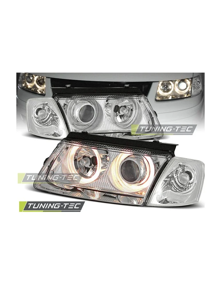Phares chromés pour VW PASSAT B5 3B 11.96-08.00