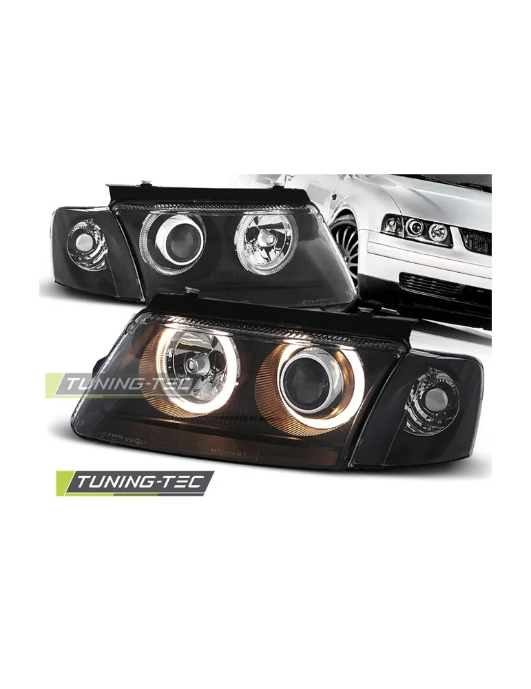 Phares noirs pour VW PASSAT B5 3B 11.96-08.00