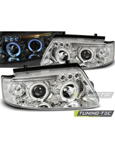 Phares chromés pour VW PASSAT B5 3B 11.96-08.00