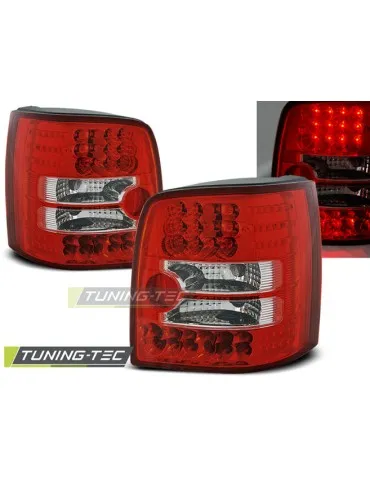 Feux arrière à LED rouges blancs pour VW PASSAT B5 11.96-08.00 VARIANT