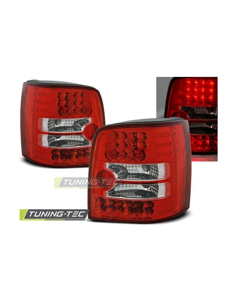 Feux arrière à LED rouges blancs pour VW PASSAT B5 11.96-08.00 VARIANT