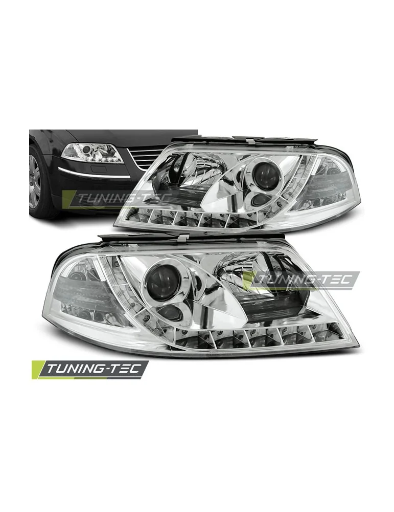 Phares à LED chromés pour VW PASSAT 3BG 09.00-03.05
