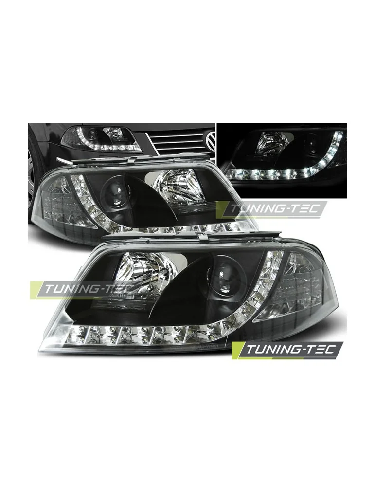 Phares à LED noirs pour VW PASSAT 3BG 09.00-03.05