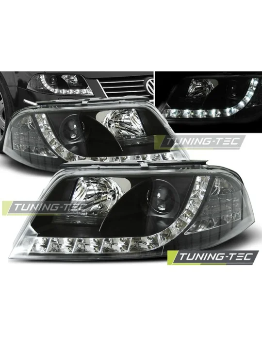 Phares à LED noirs pour VW Passat 3BG (2000 - 2005)