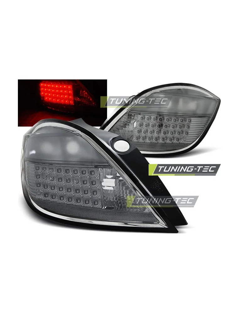 Feux arrière à LED fumés pour OPEL ASTRA H 03.04-09 5 portes