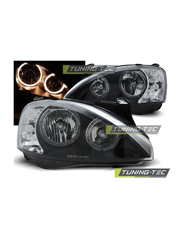 Phares noirs pour OPEL CORSA C 11.00-09.06