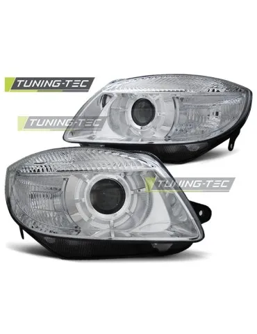 Phares chromés pour SKODA FABIA 07-03.10 ROOMSTER 06-03.10