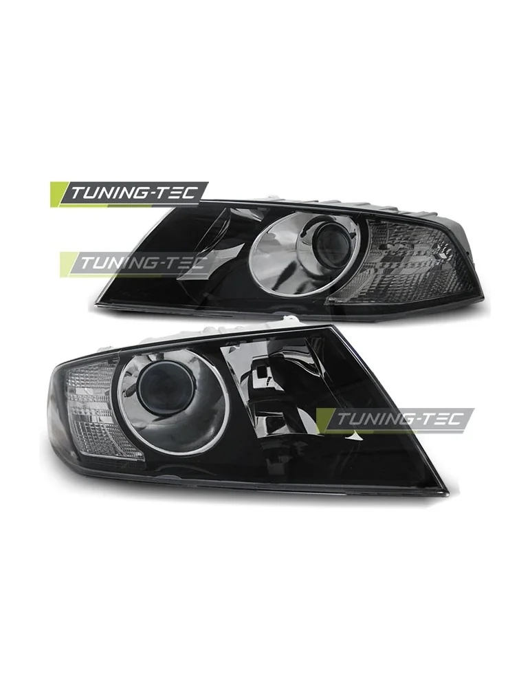 Phares noirs pour SKODA OCTAVIA 04-08