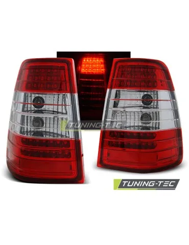 Feux arrière à LED rouges blancs pour MERCEDES W124 E-KLASA Break 09.85-95