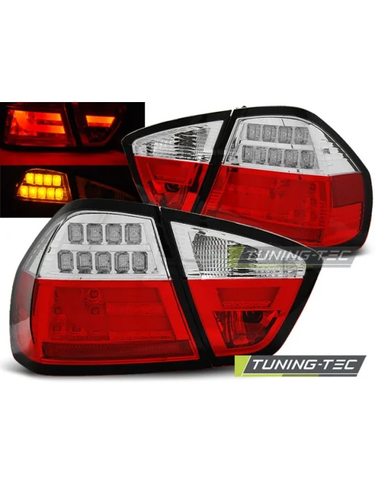 Feux arrière à LED rouges pour BMW E90 (2005 - 2008)