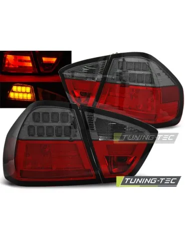 Feux arrière à LED fumés rouges pour BMW E90 03.05-08.08