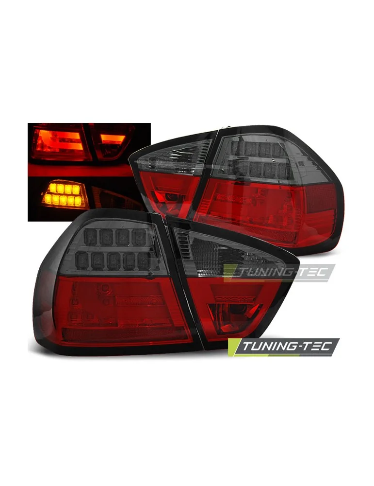 Feux arrière à LED fumés rouges pour BMW E90 03.05-08.08