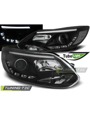 Phares à LED noirs pour FORD FOCUS MK3 11- 10.14