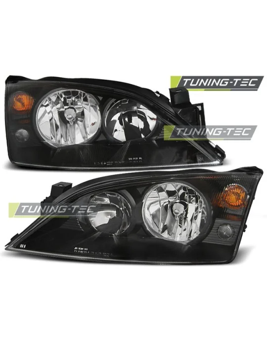 Phares noirs pour Ford Mondeo MK3 (2000 - 2007)