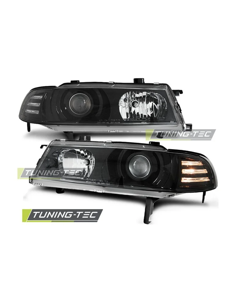 Phares noirs pour HONDA PRELUDE 02.92-01.97
