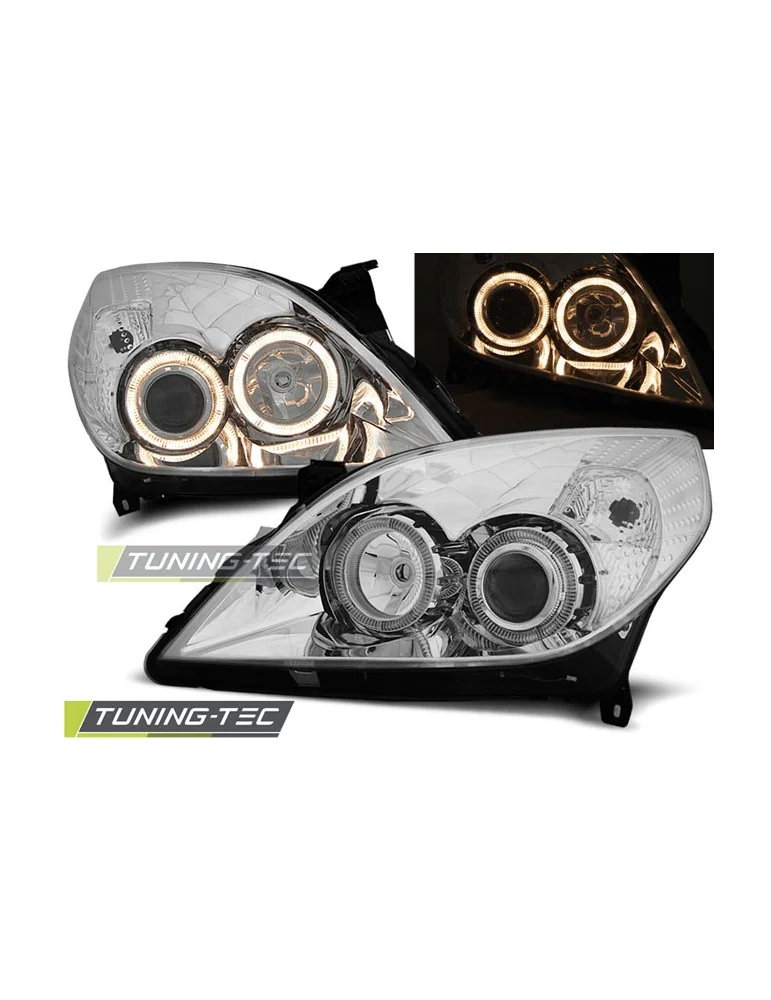 Phares chromés pour OPEL VECTRA C 09.05-08