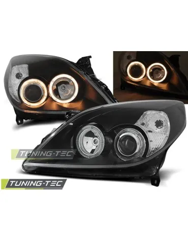 Phares noirs pour OPEL VECTRA C 09.05-08