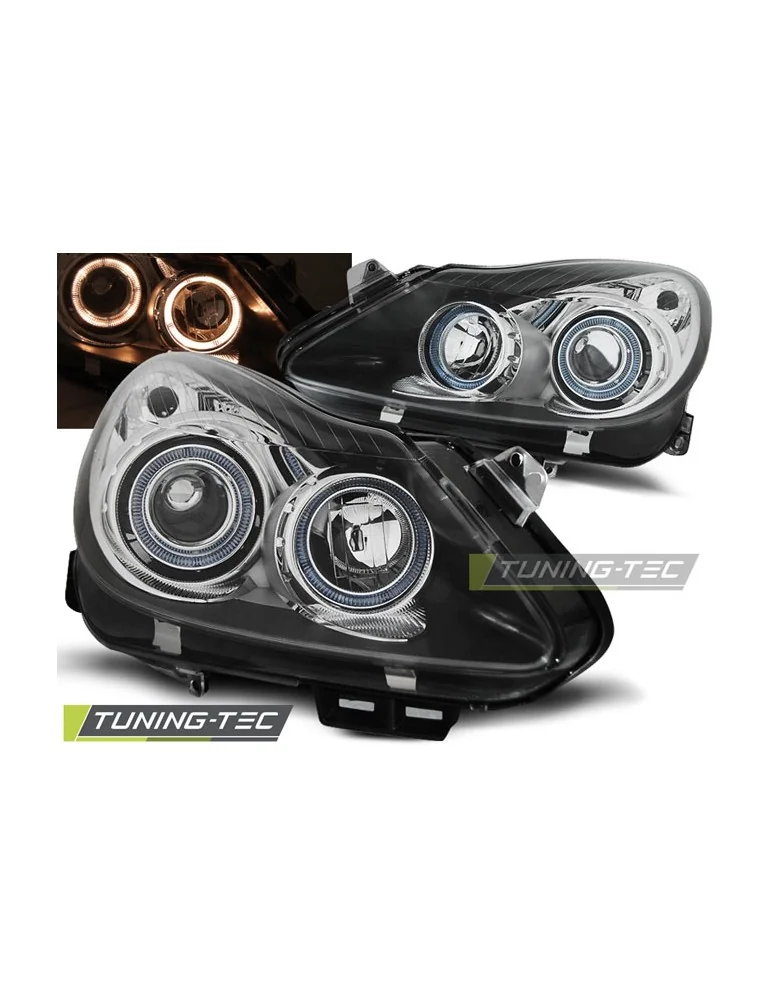 Phares noirs pour OPEL CORSA D 04.06-11