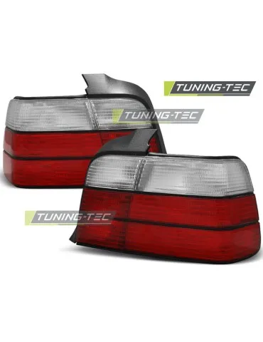 Feux arrière rouges blancs pour BMW E36 12.90-08.99 Berline