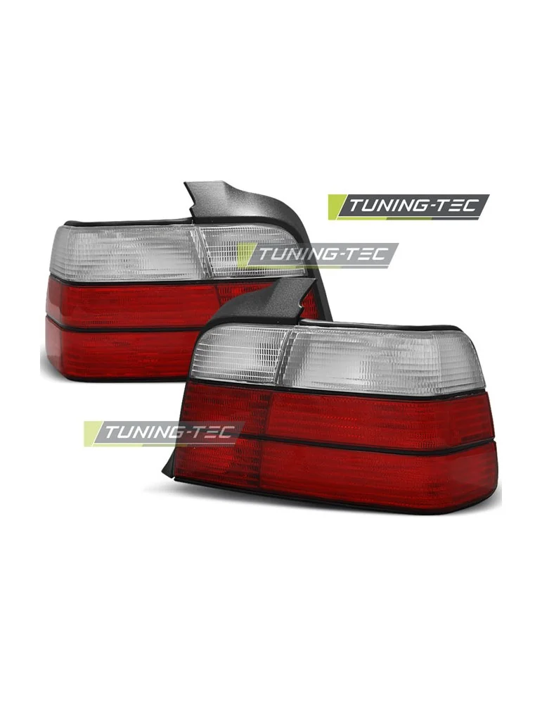 Feux arrière rouges blancs pour BMW E36 12.90-08.99 Berline