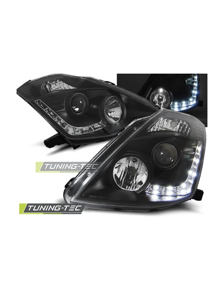 Phares au xénon noirs pour NISSAN 350Z 03-05 D2S