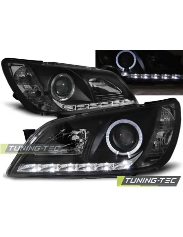 Phares à LED noirs pour LEXUS IS 01-05