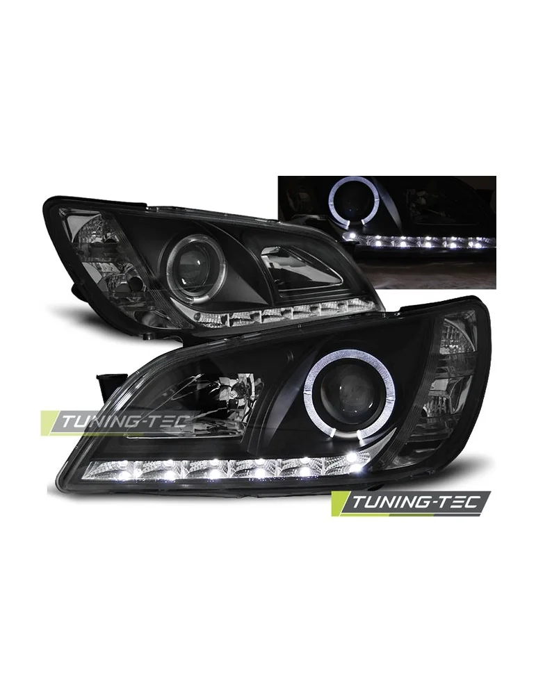 Phares à LED noirs pour LEXUS IS 01-05
