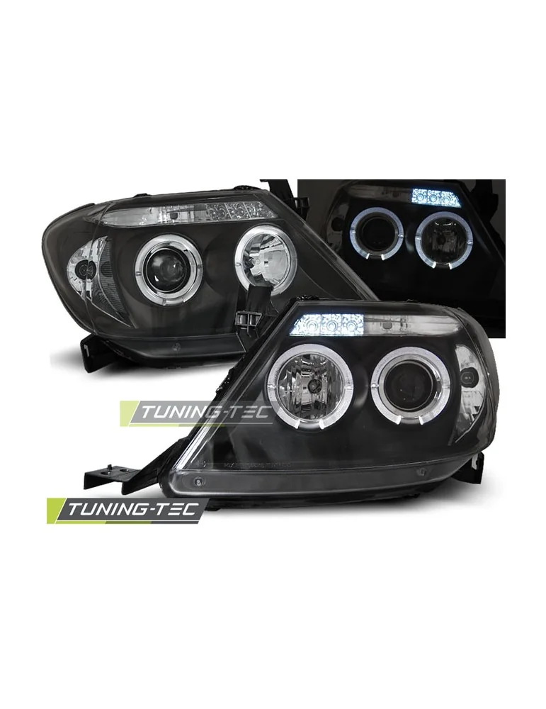 Phares noirs pour TOYOTA HILUX 05-11