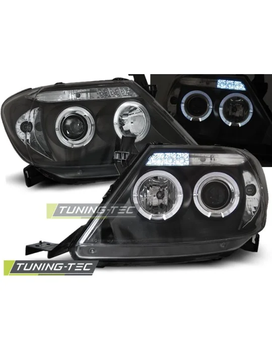 Phares noirs pour Toyota Hilux (2005 - 2011)