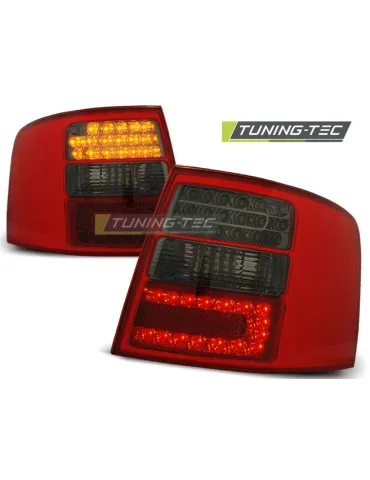 Feux arrière à LED fumés rouges pour AUDI A6 05.97-05.04 Avant