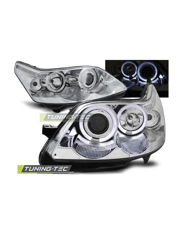 Phares chromés pour CITROEN C4 04-10