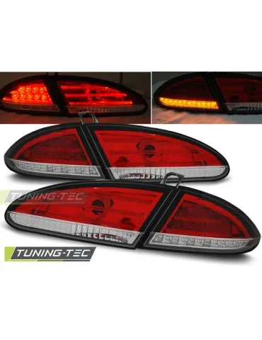 Feux arrière à LED rouges blancs pour SEAT LEON 06.05-09