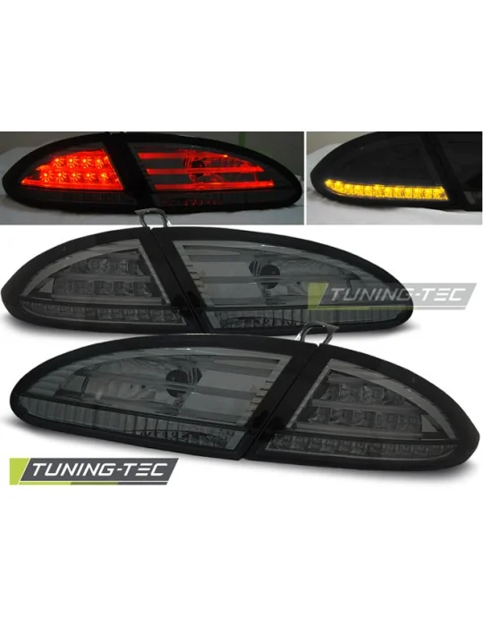 Feux arrière à LED fumés pour Seat Leon (2005 - 2009)