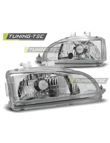 Phares chromés pour HONDA CIVIC 09.91-08.95 2 portes/3 portes