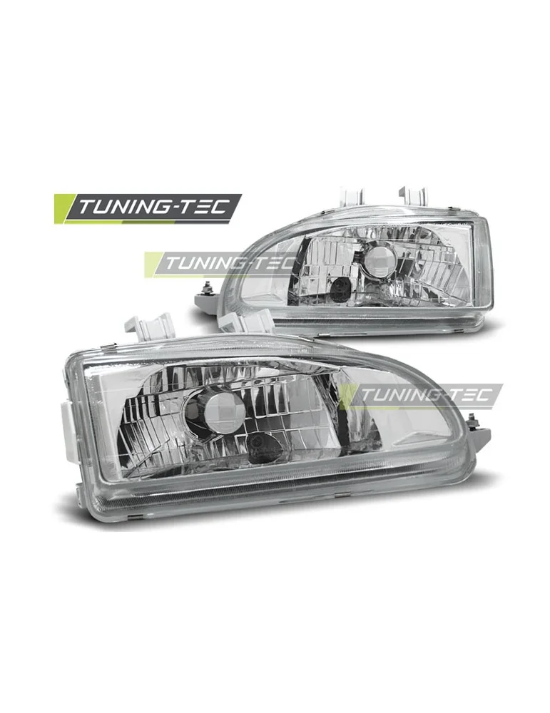 Phares chromés pour HONDA CIVIC 09.91-08.95 2 portes/3 portes