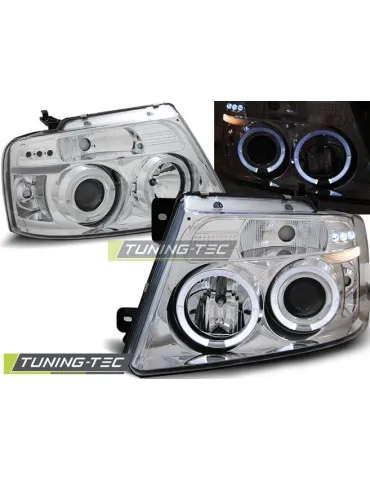 Phares chromés pour FORD F150 MK11 04-08