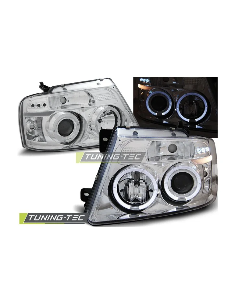 Phares chromés pour FORD F150 MK11 04-08