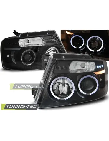 Phares noirs pour FORD F150 MK 11 04-08