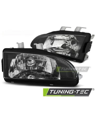 Phares noirs pour HONDA CIVIC 09.91-08.95 2 portes/3 portes