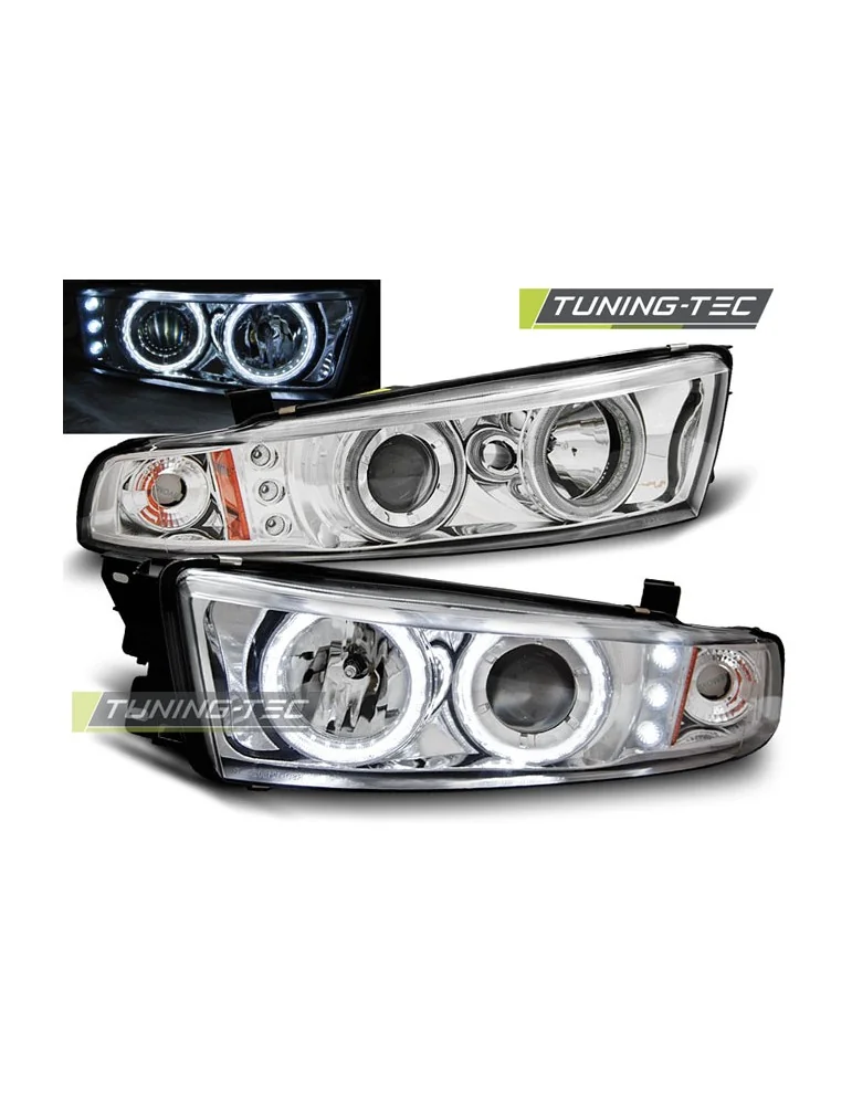 Phares chromés pour MITSUBISHI GALANT 8 EA0 96-06