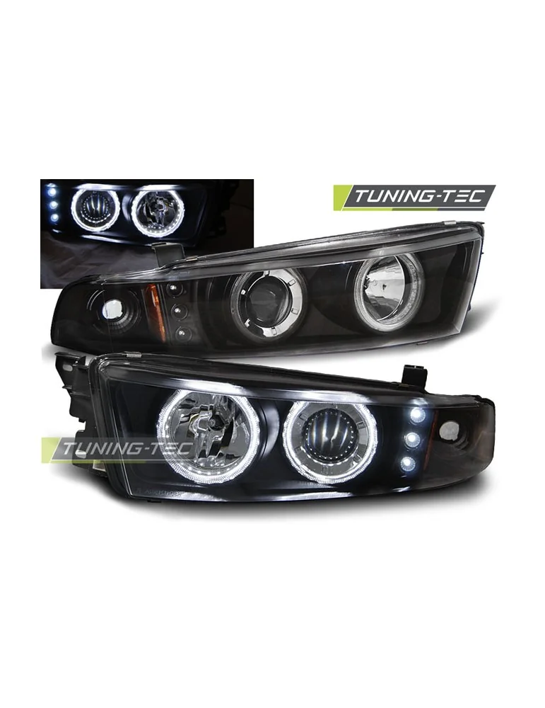 Phares noirs pour MITSUBISHI GALANT 8 EA0 96-06