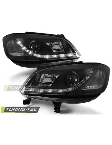 Phares à LED noirs pour OPEL ZAFIRA 04.99-06.05
