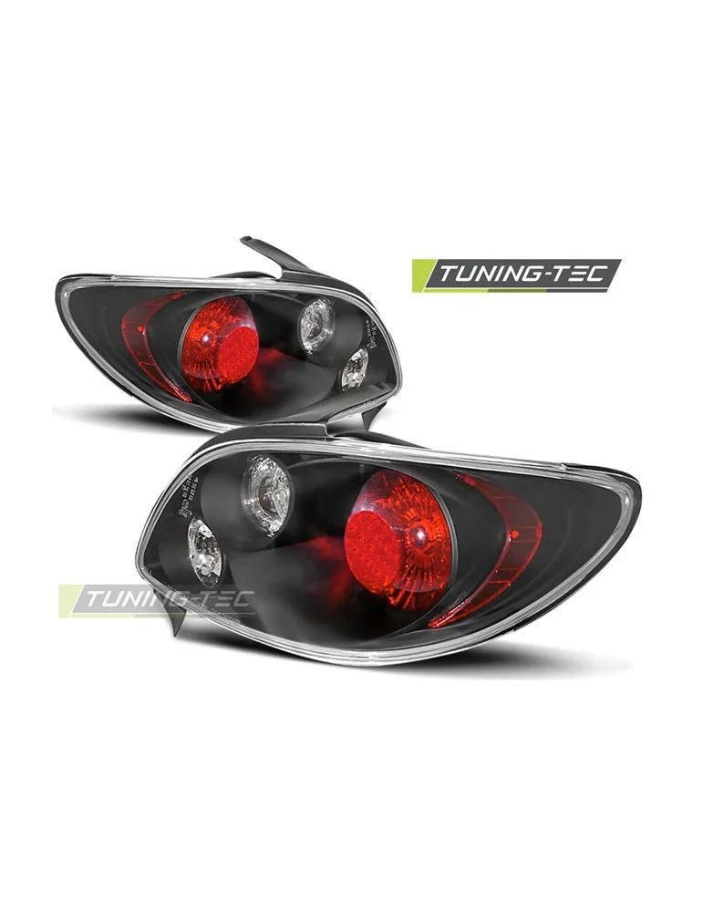 Bloc optique noir pour PEUGEOT 206 10.98