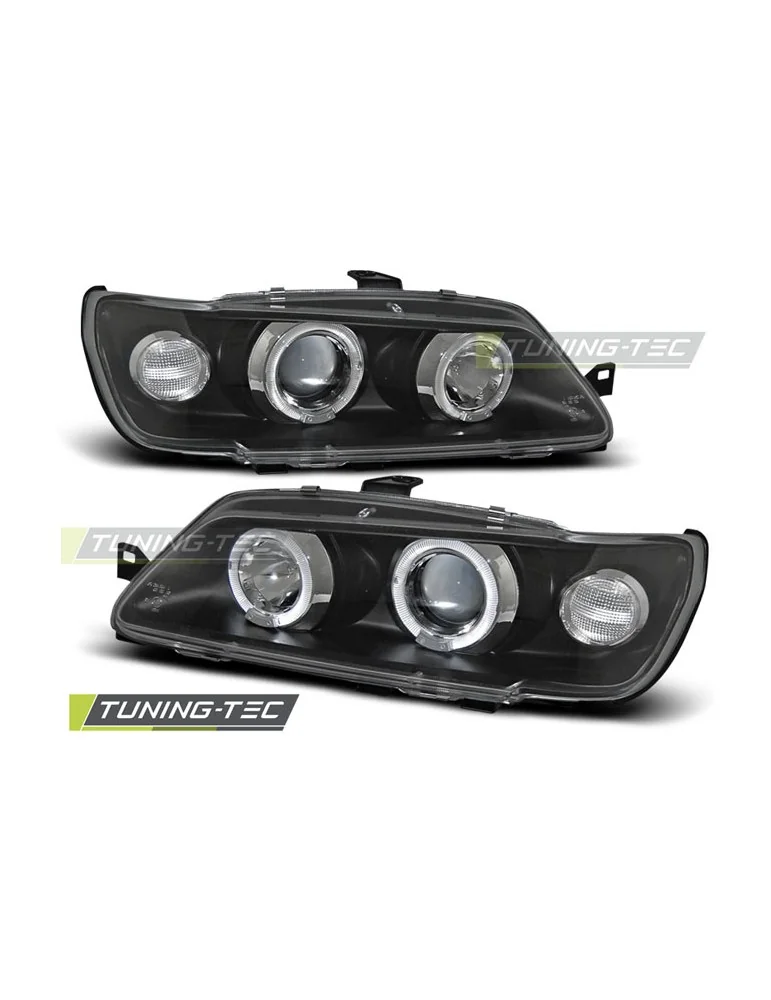 Phares noirs pour PEUGEOT 306 02.93-04.97