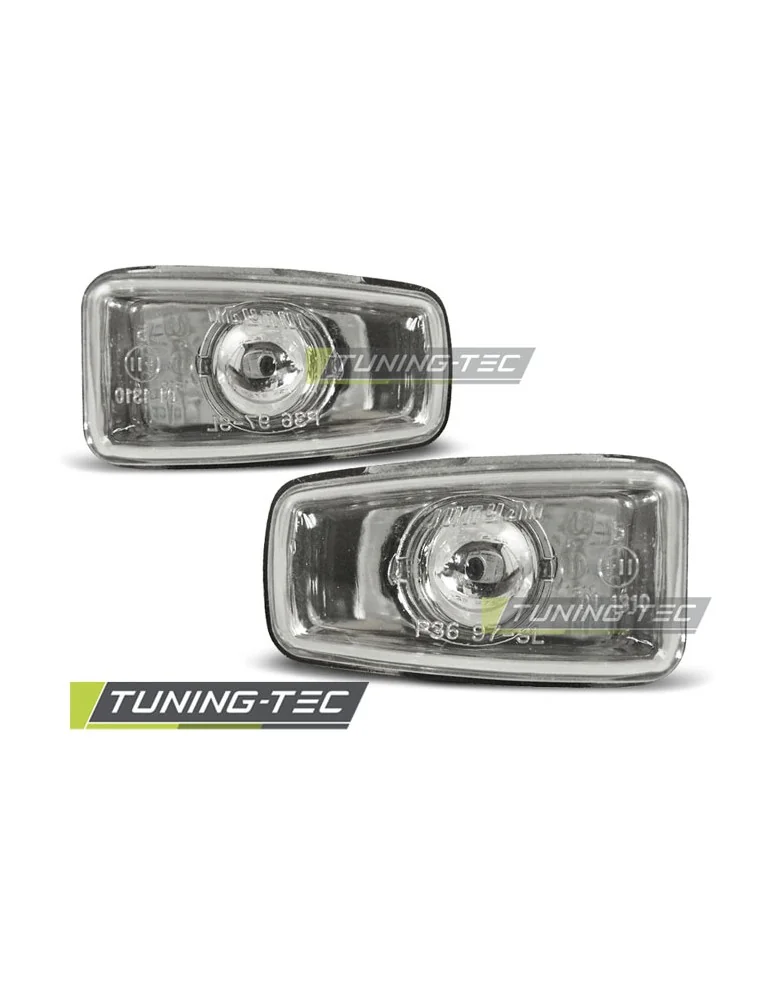 Répétiteurs latéraux chromés pour PEUGEOT 306 05.97-03.01