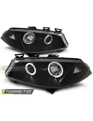 Phares noirs pour RENAULT MEGANE II 11.02-12.05