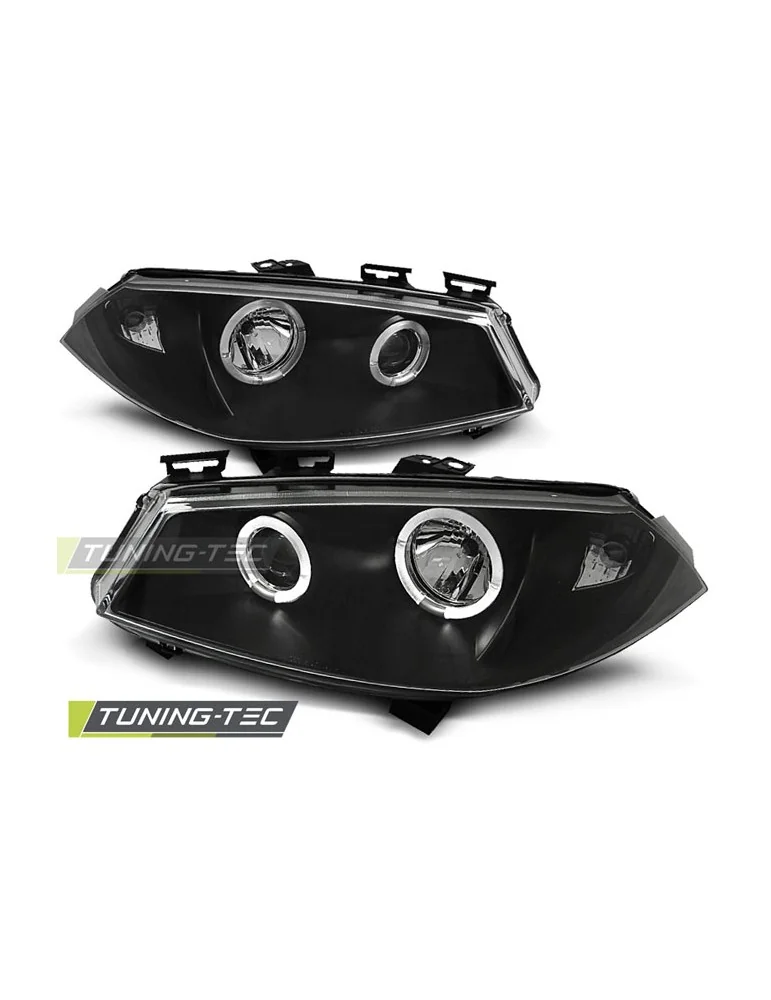 Phares noirs pour RENAULT MEGANE II 11.02-12.05