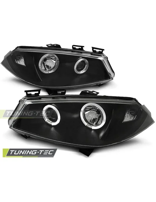 Phares noirs pour Renault Megane II (2002 - 2005)