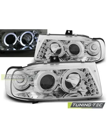 Phares chromés pour SEAT IBIZA CORDOBA POLO VARIANT Berline 10.93-08.99
